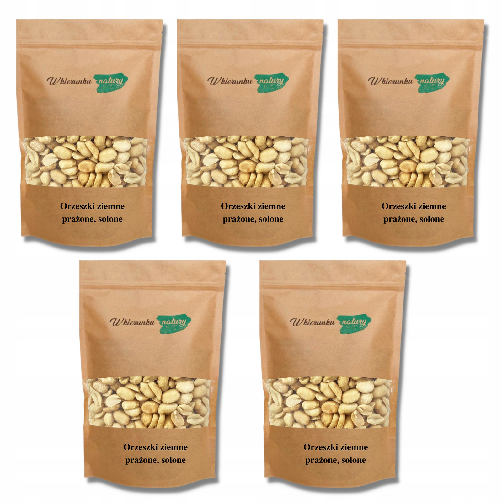 Arašídy Pražené Solené 5 x 1 kg čerstvé lahodné arašídy