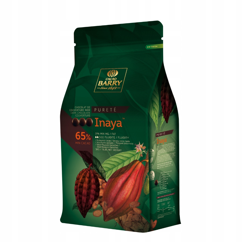 Cacao Barry tmavá čokoláda Origin Inaya 5kg