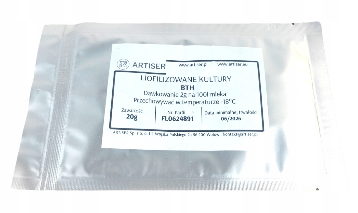 Kultury Bakterie Bth na 1000l pro parmazán a tvrdé sýry. Domácí sýr