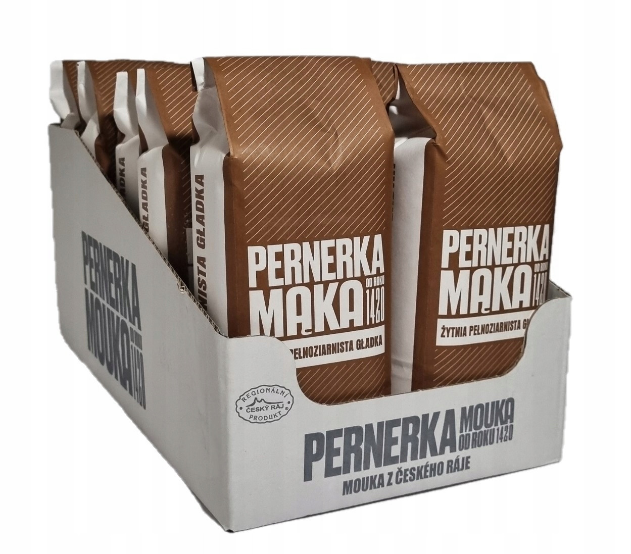 Žitná Mouka Jednorázová Celozrnná Hladká 10 X 1KG Pernerka
