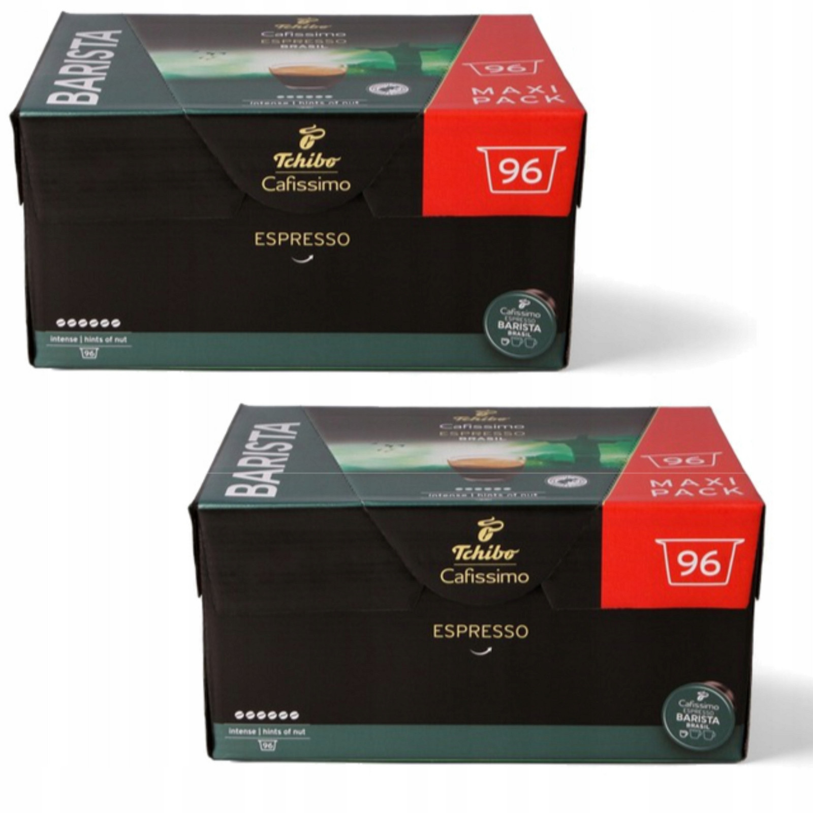 Tchibo Cafissimo Brasil 96x2 Kapsle Káva Arabika Sada