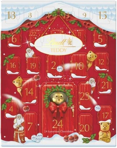 Lindt Adventní kalendář Lindt Teddy 243g
