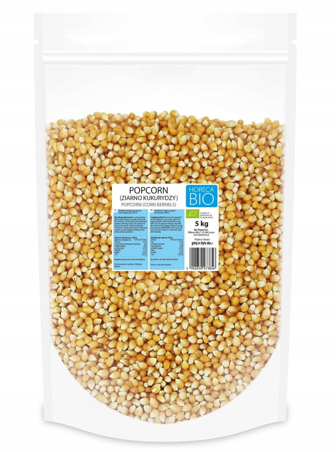 Popcorn (kukuřičné Zrno) Bio 5 kg Horeca