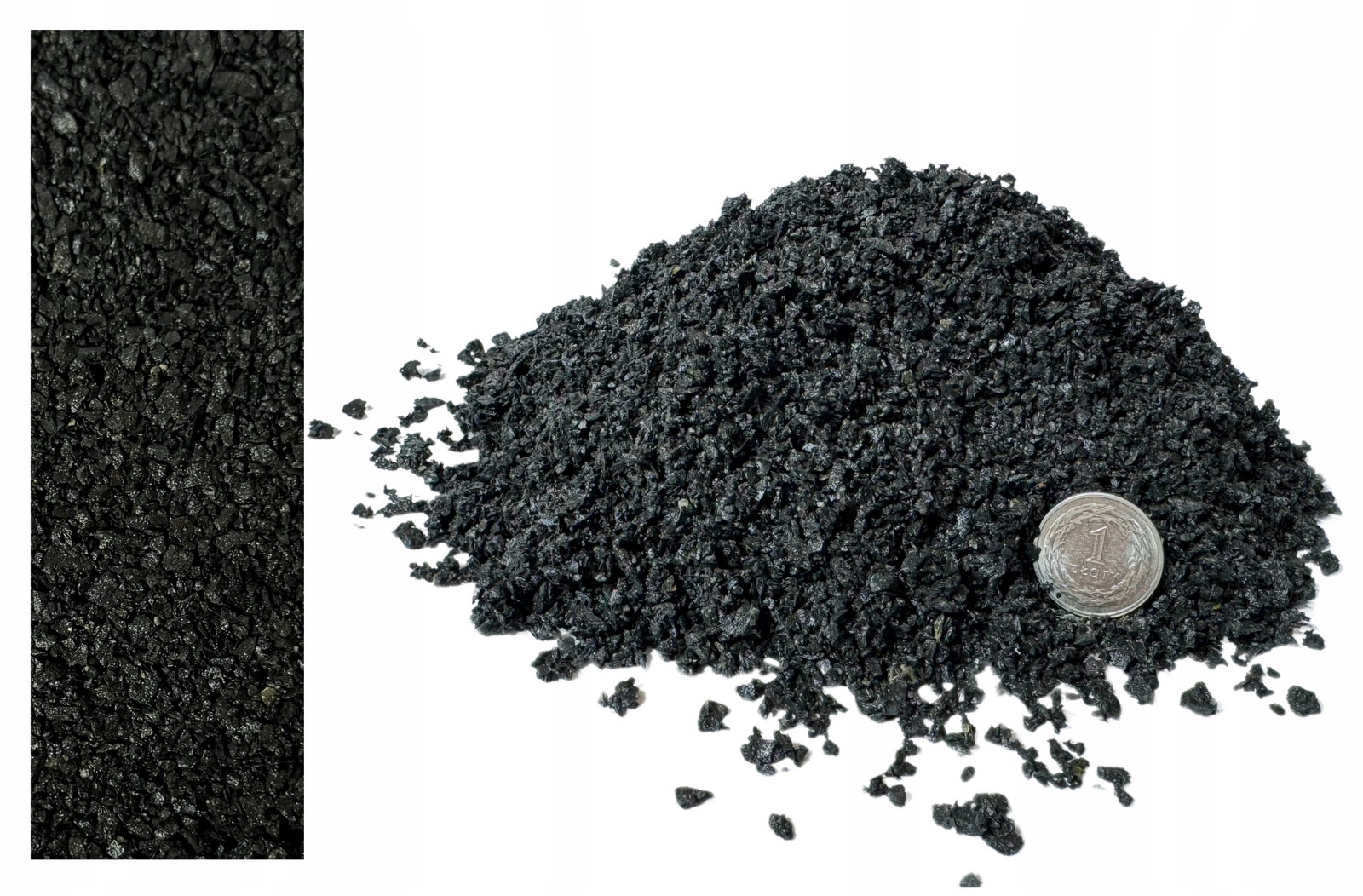 Stelivo do akvária písek černé čedičové Ideální Pro Rostliny 0,8-1,2mm 30KG