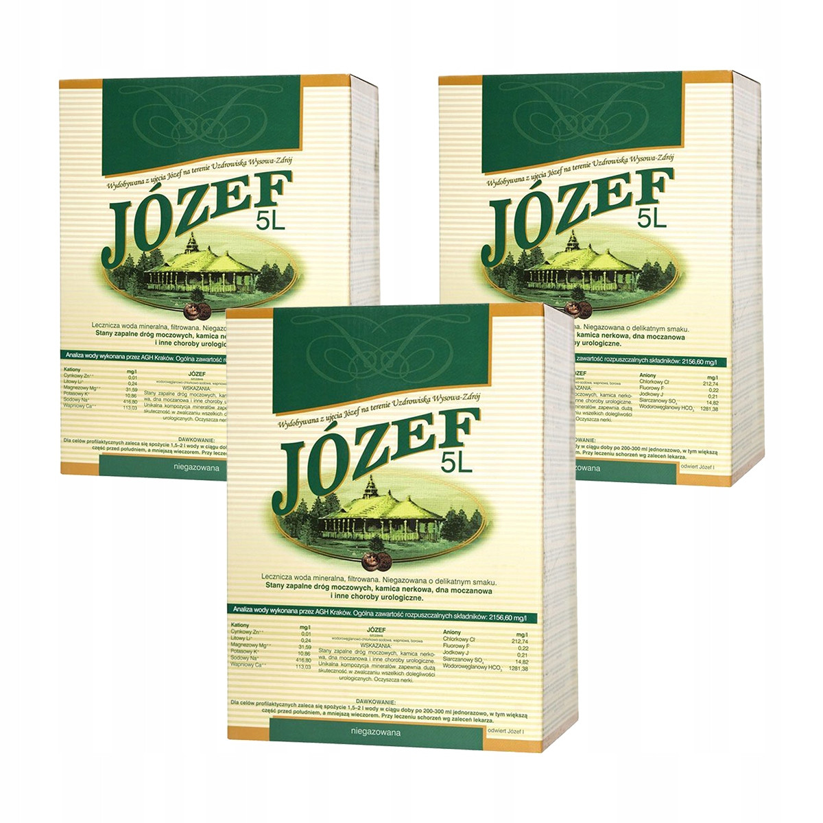 Léčivá minerální voda Josef 5l x 3 kusy