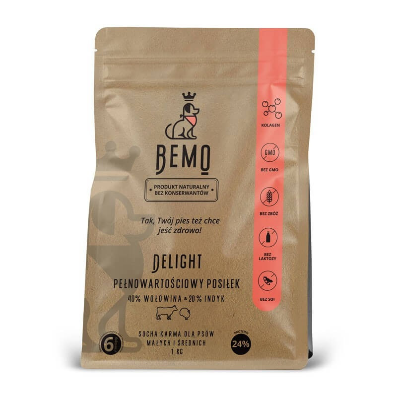 Suché krmivo Bemo Delight pro velké psy o hmotnosti 15 kg