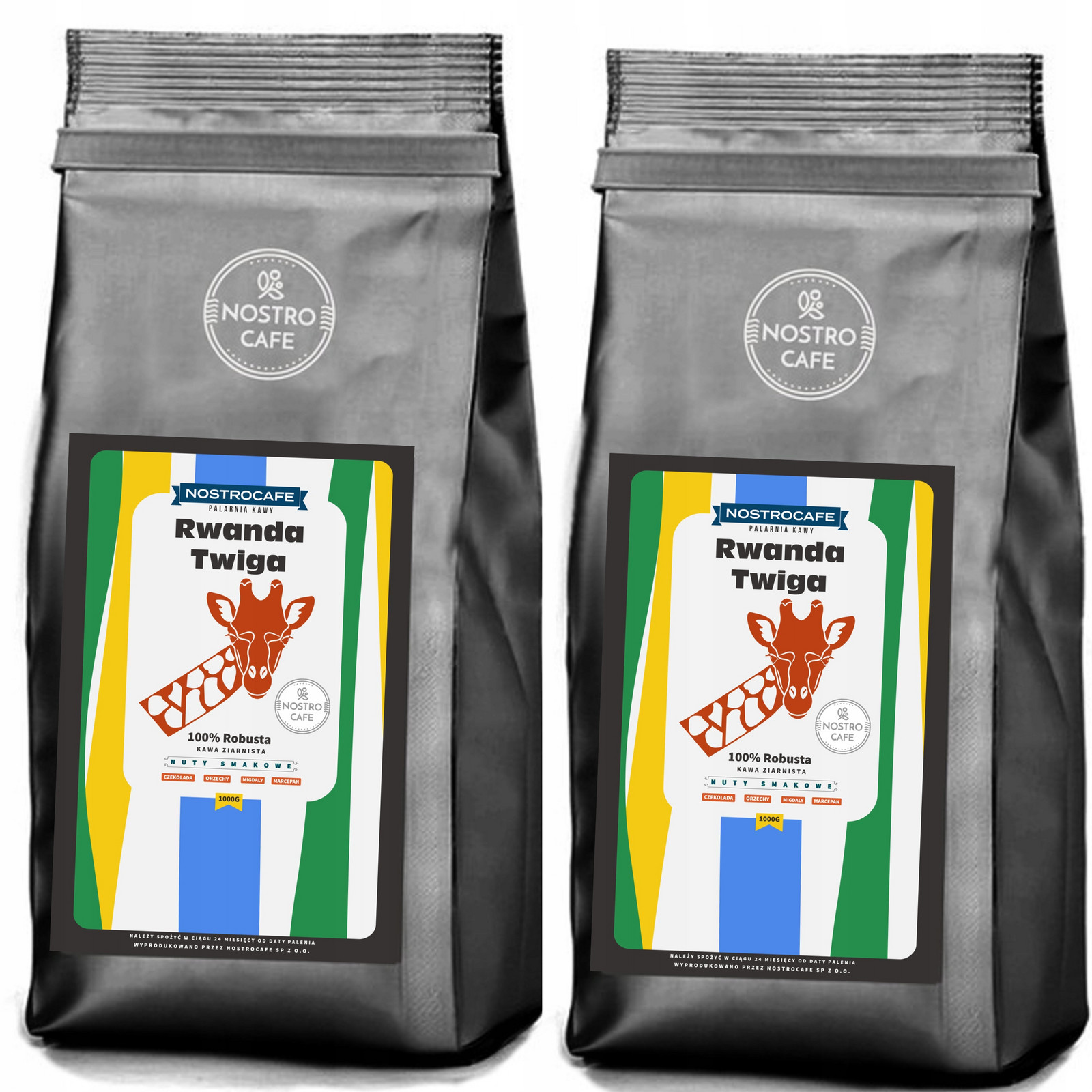 Káva Zrnková 2KG Rwanda Twiga 100% Robusta