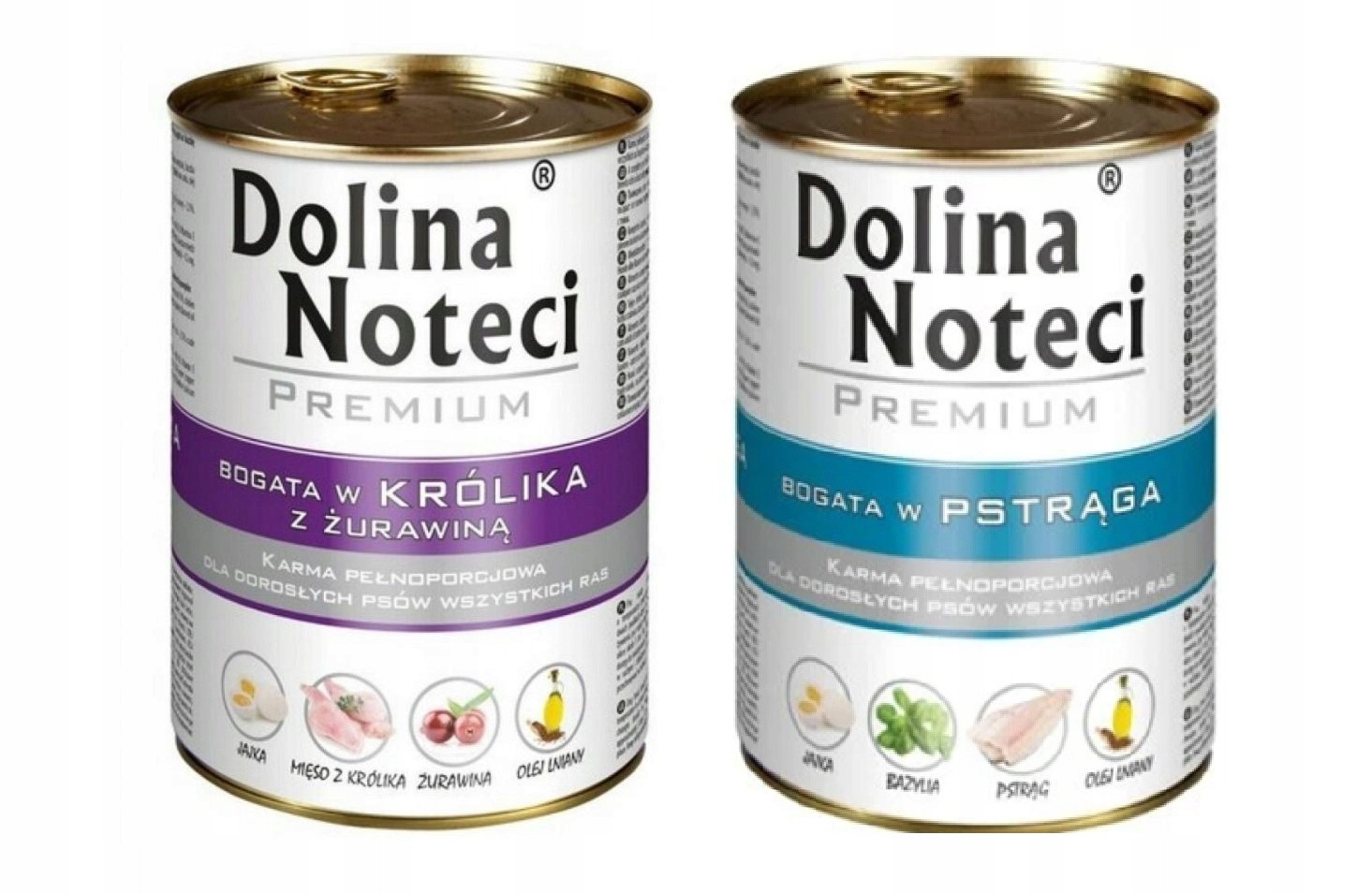 Dolina Noteci Premium bohaté na králíka s brusinkami Set 30x400 g