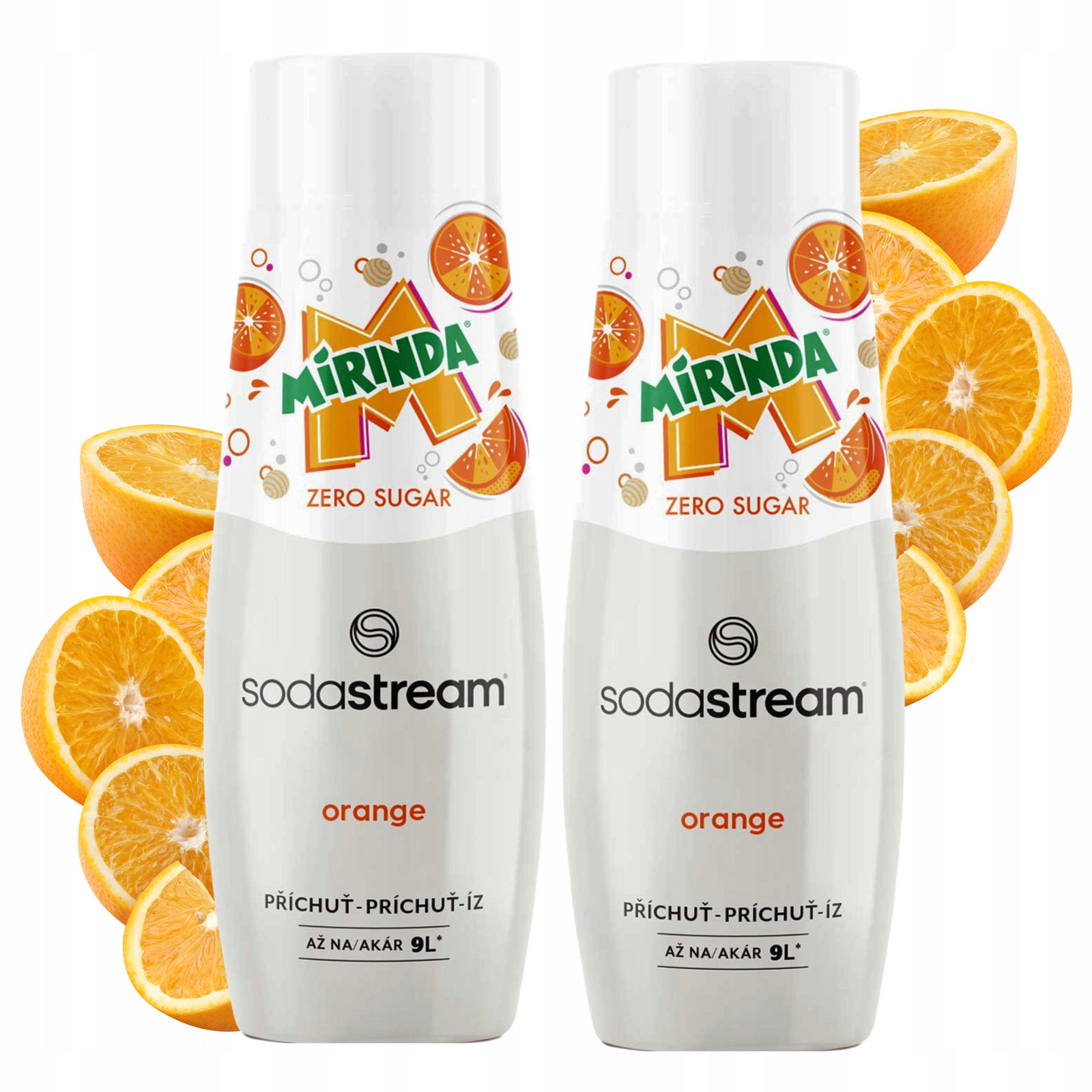 2x Koncentrát Sodastream Mirinda Zero Bez Cukru Chutné sirupy Šťáva do vody