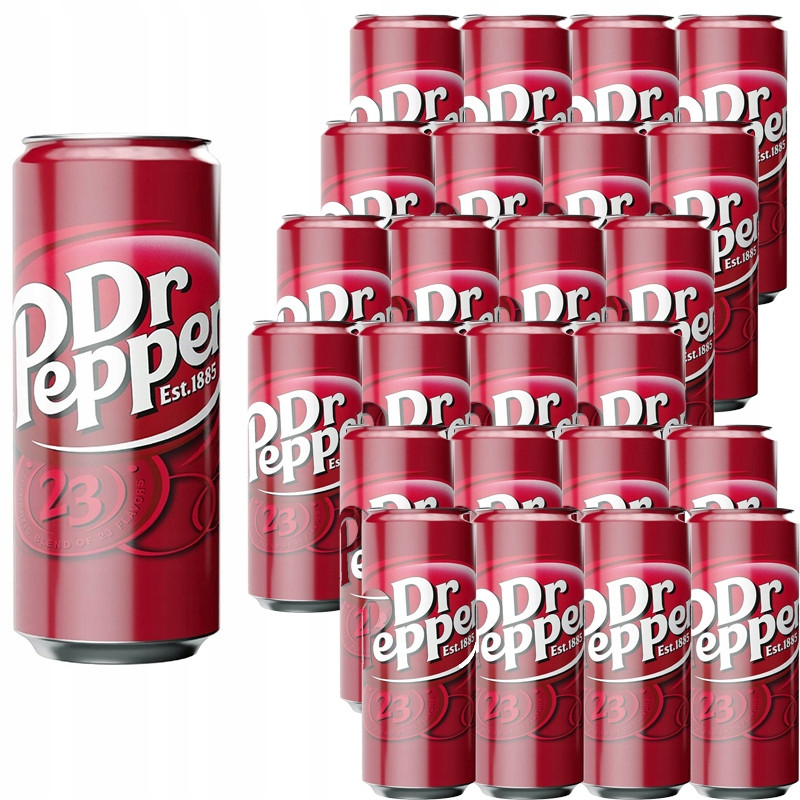 Dr Pepper Sycený nápoj 330 ml x 24 kusů