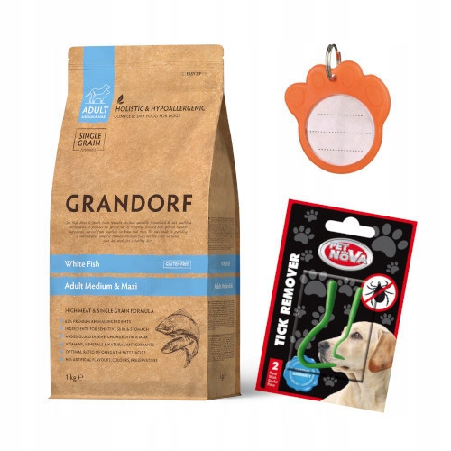 Grandorf White Fish Adult Medium & Maxi Breeds 1kg