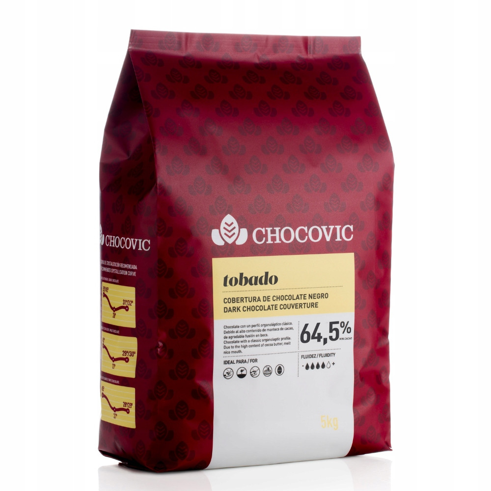 Chocovic tmavá čokoláda Tobado 5kg
