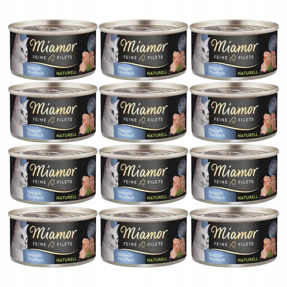 Miamor Feine Filets Naturelle tuňák 24x80g