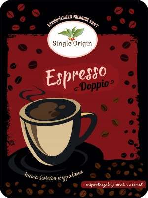 Espresso Káva Doppio Single Origin 500 g