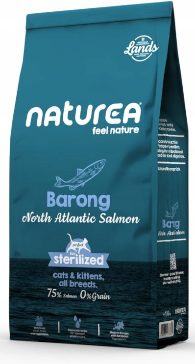 Naturea Naturals Lands Barong Krmivo pro kočky Barong 1,6 kg