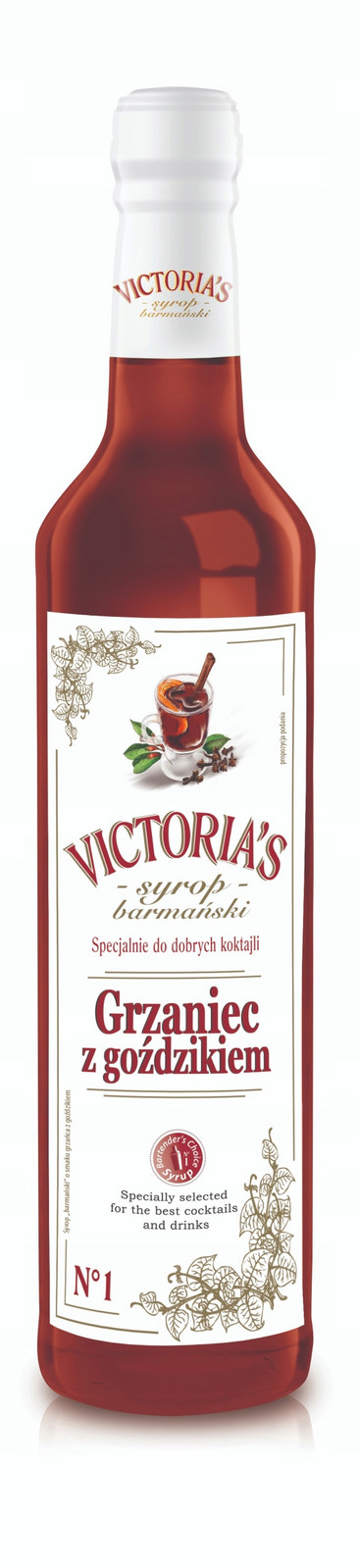 4x Victoria's Barmanský sirup Ohřívač s hřebíčkem