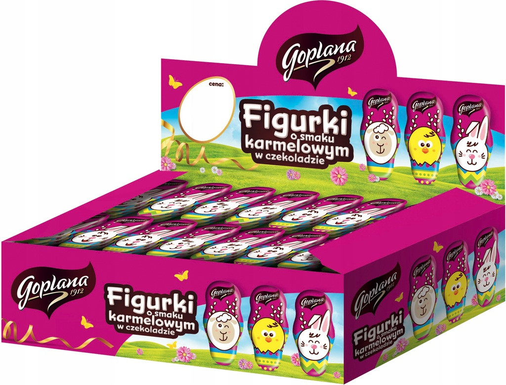 Goplana Beránek Figurka s karamelovou příchutí v čokoládě 30 g