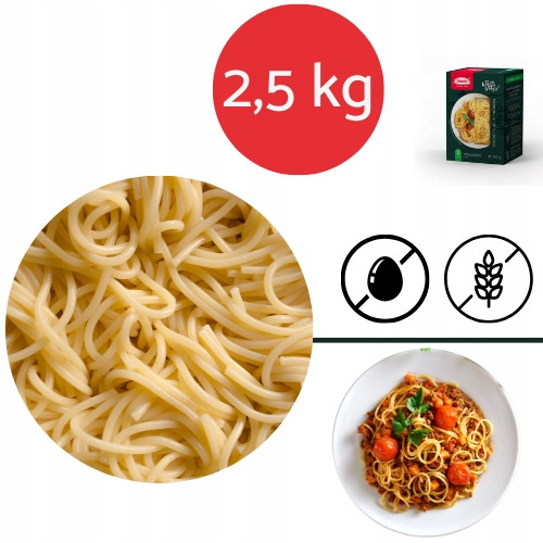 Bezlepkové Těstoviny Špagety Alla Chitarra Incola 2.5KG Vegan Bez Vajec Sóji
