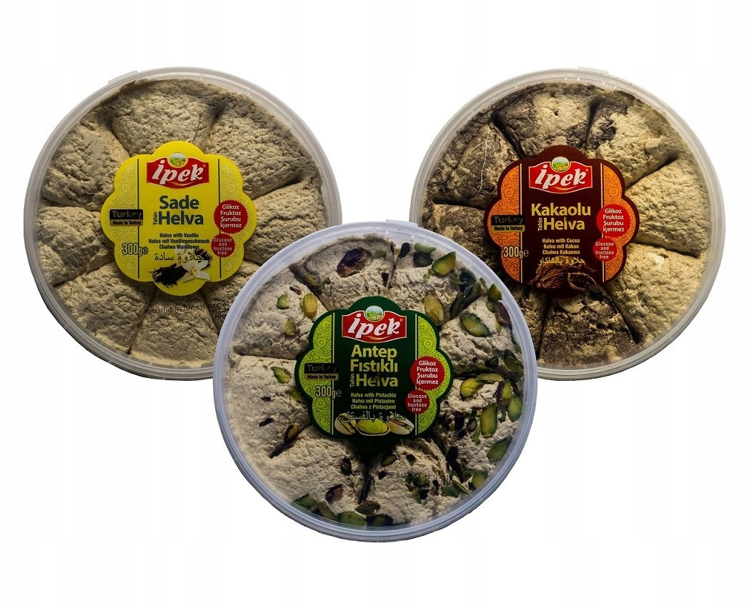 Chalva sedmikráska sada vanilka kakao pistácie