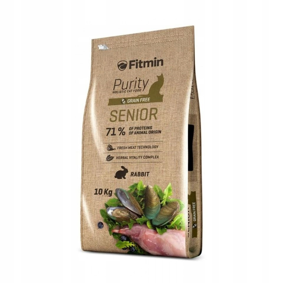 Fitmin Cat Purity Senior krmivo pro zralé kočky 10 kg