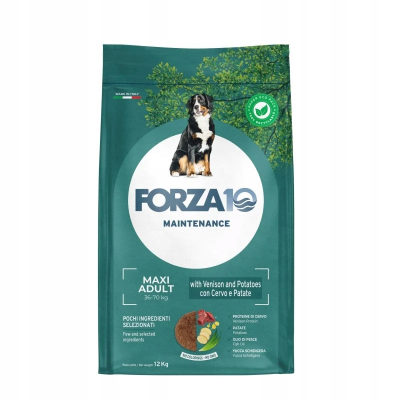 FORZA10 Maxi Adult Maintenance Venison Potato pro psy velkých plemen 12 kg