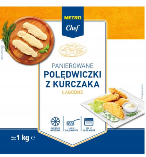 Metro Chef Panierované kuřecí panenky jemně zmrazené 1 kg