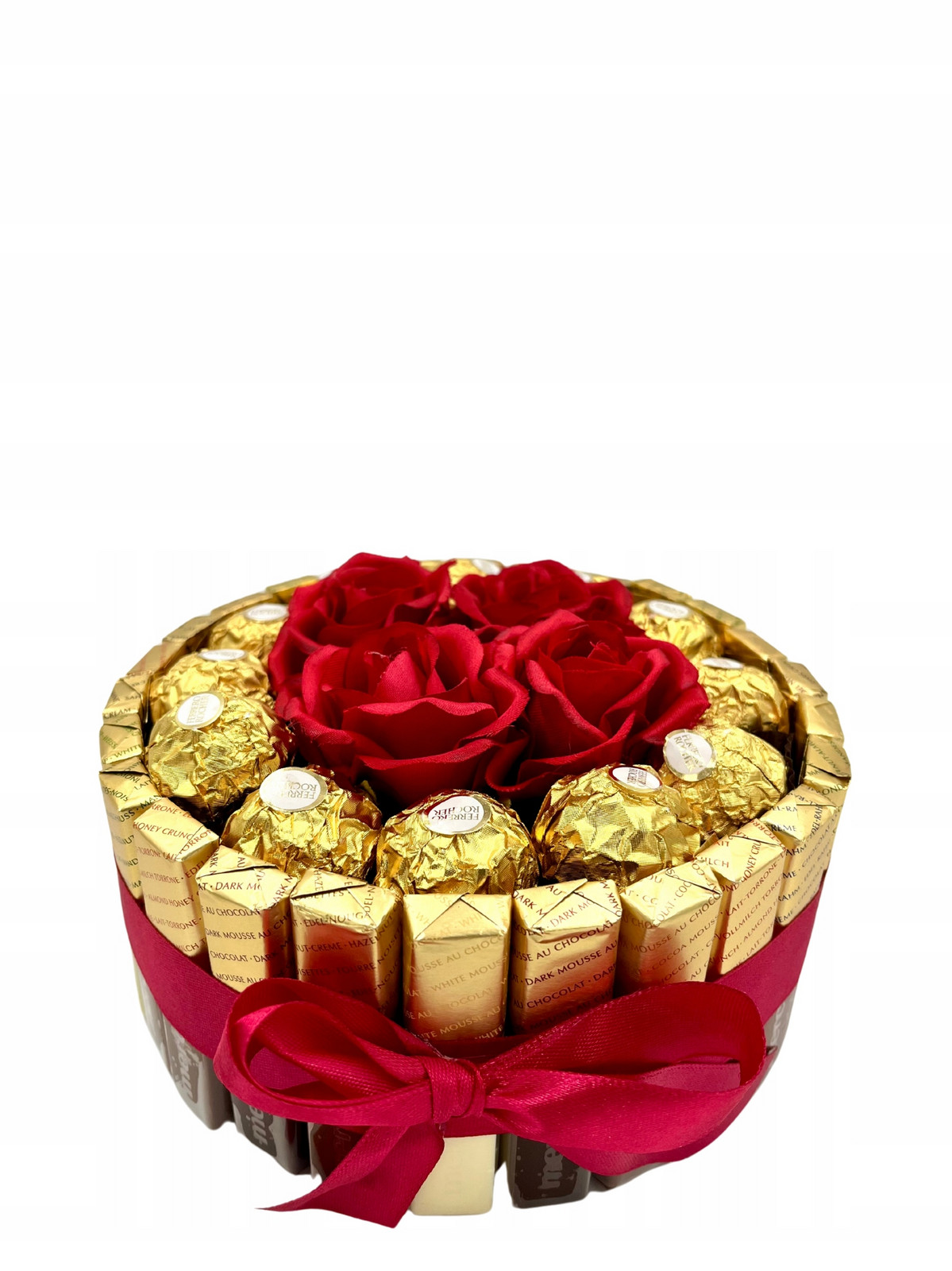 Dort Merci dárek ke Dni žen Narozeniny Sada sladkostí Box Růže