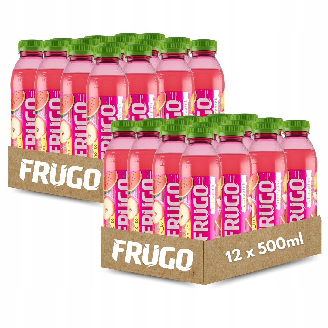 Frugo Ultra Pink Víceplodý neperlivý nápoj 500ml x 24 kusů