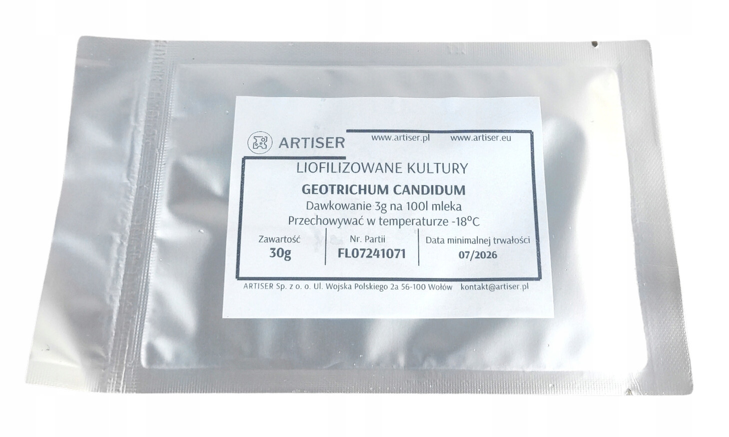 Plíseň na sýr Geotrichum Candidum na 1000l. Domácí sýr