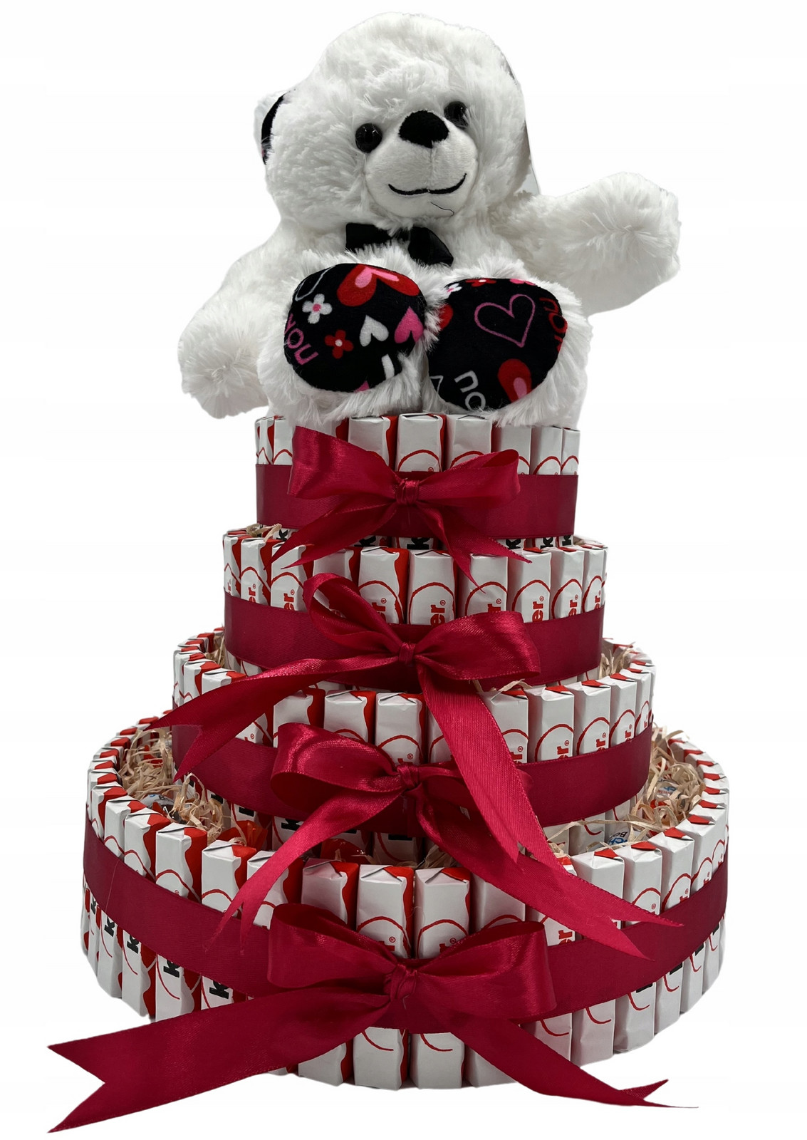 Dort Kinder 4patrový Den žen Narozeniny dárek 125 Kinderků Sladkosti