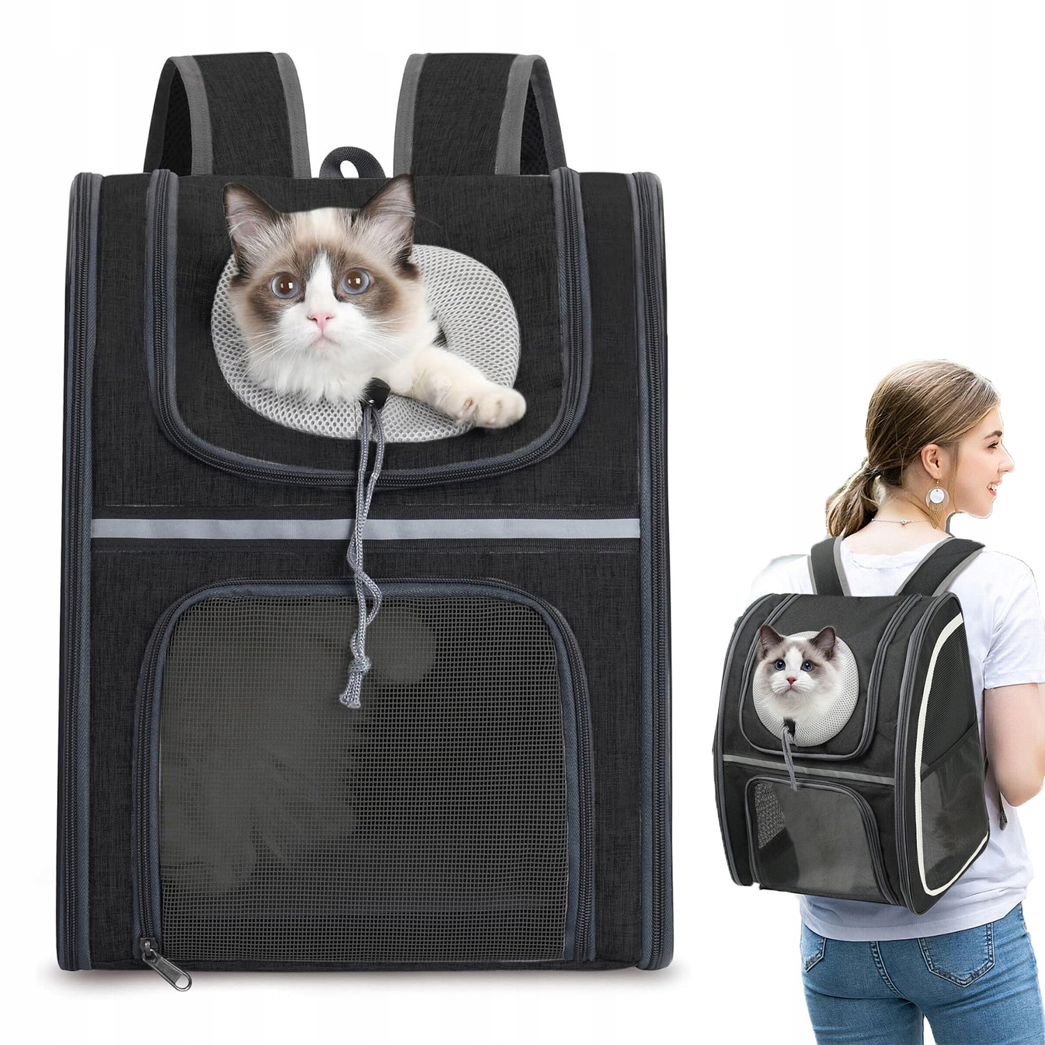 Batoh Pro Psa Kočku Polstrovaný Batoh Pro Psa Pettaška, Pro Malé Psy Kočky