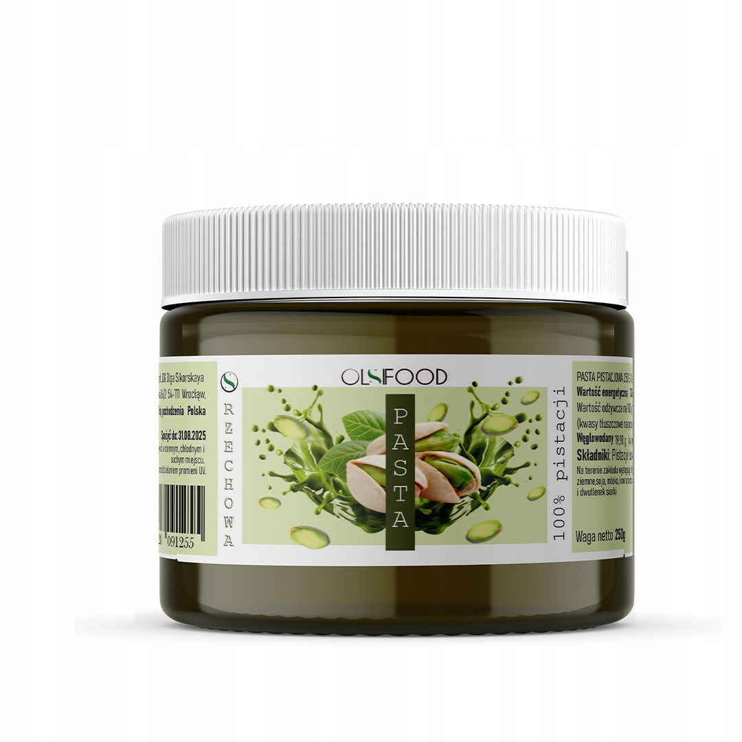 Pistáciová Pasta 100% pistáciová Krémová, hladká konzistence 400 g