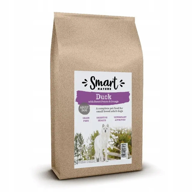 Smart Nature Dog Small Duck & Orange 2kg monoproteinové krmivo pro malé děti