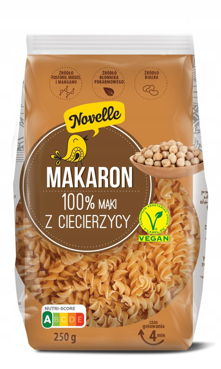 Novelle těstoviny z cizrny Fusilli 250 g