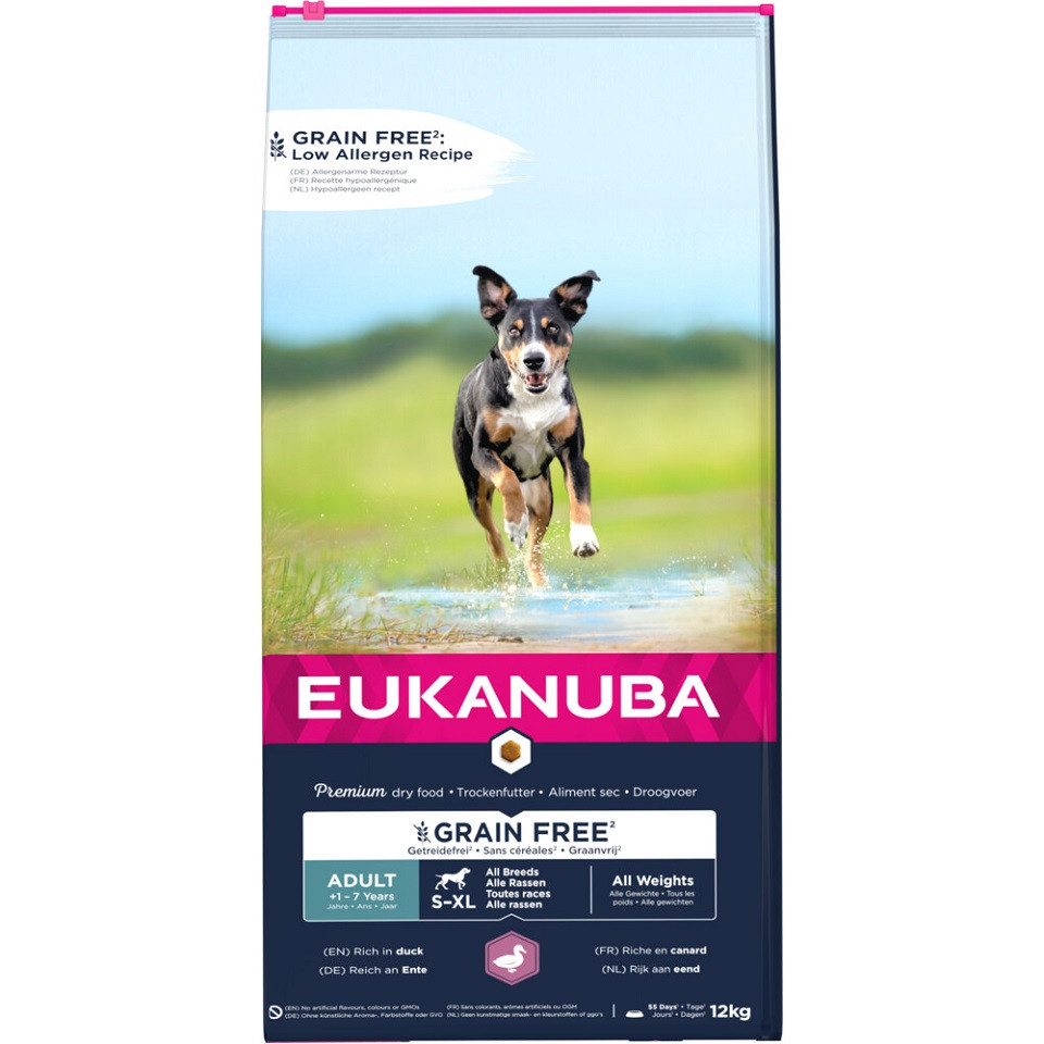 Eukanuba Dog Adult All breeds No grain kachna 12 kg