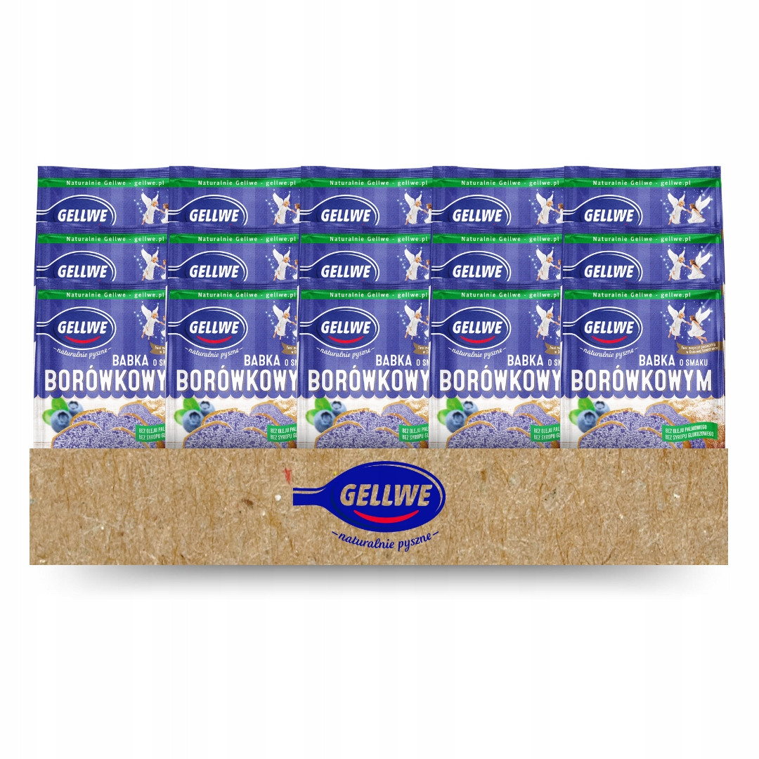 Gellwe Směs na přípravu těsta bábovka s borůvkovou příchutí 375 g x 1