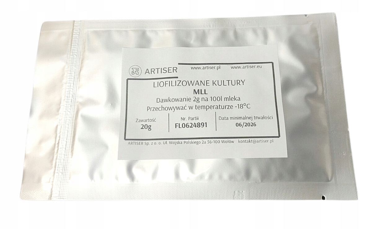 Kultury bakterií MLL na 1000l. Sýr feta, čedar a další. Domácí sýr