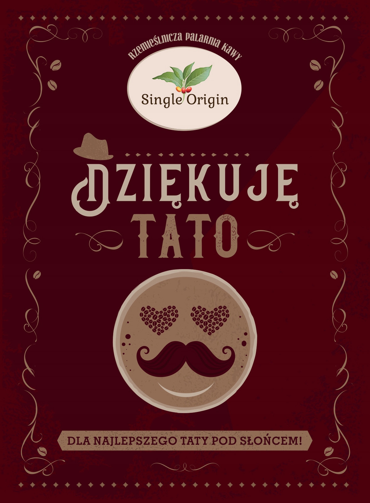 Single Origin Tataccino – dárek pro tatínka 1000g