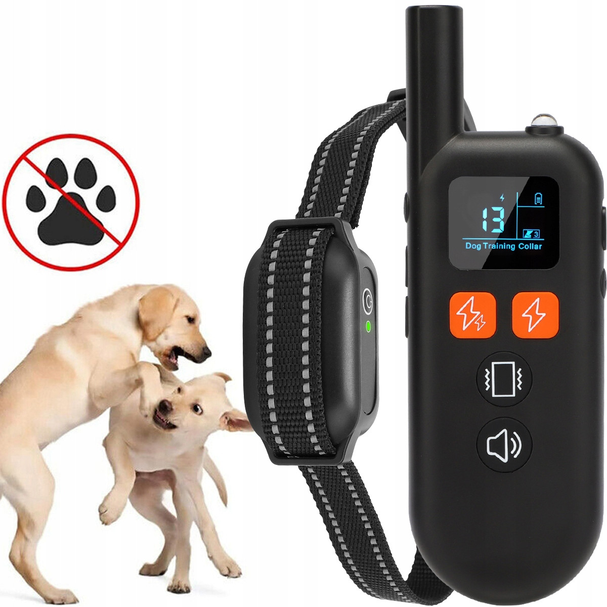 Elektrický Výcvikový Obojek Pro Psa 1000 M, Dálkové Ovládání, Výcvik Psů, Voděodolný