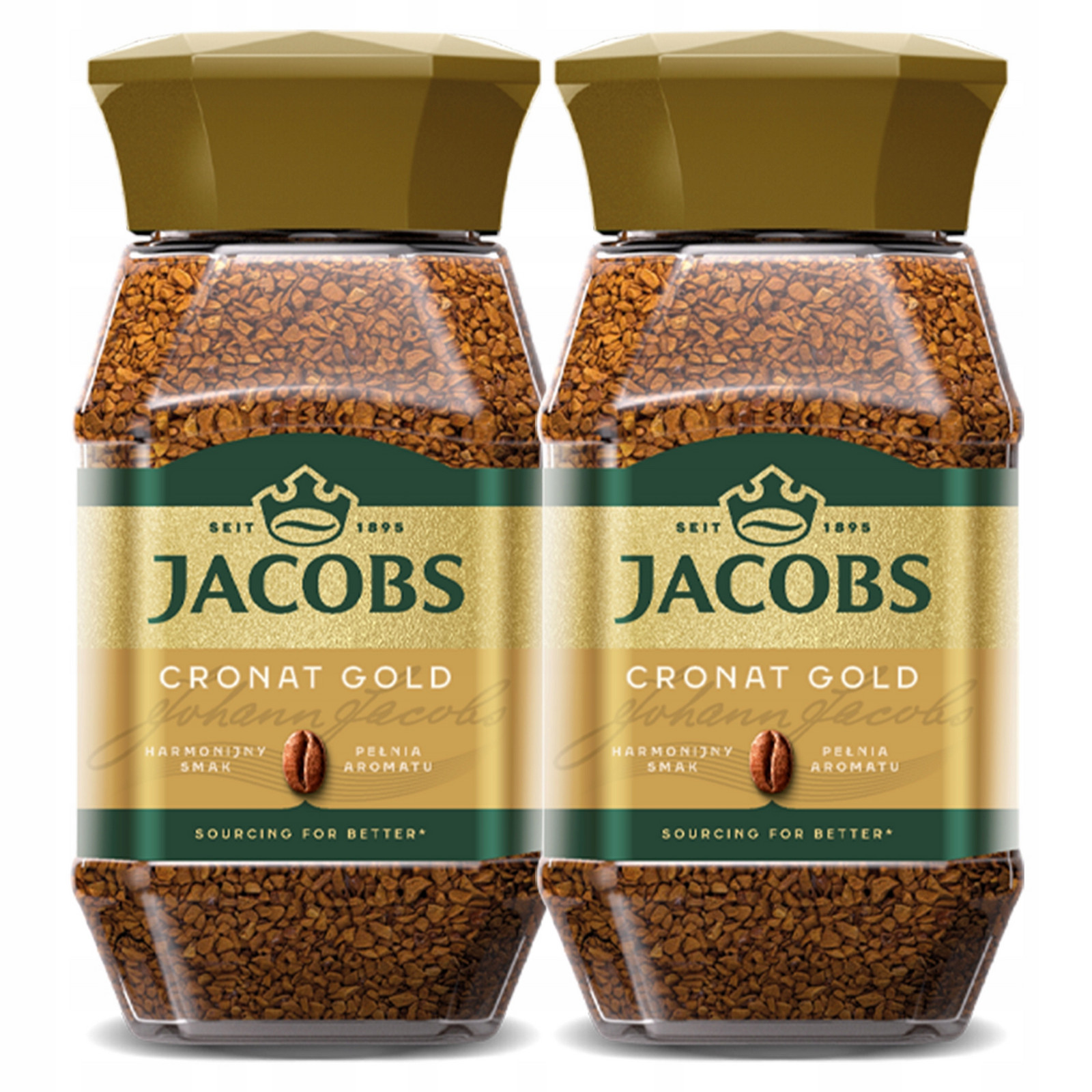 Jacobs Cronat Gold Káva 200 g 2 kusů