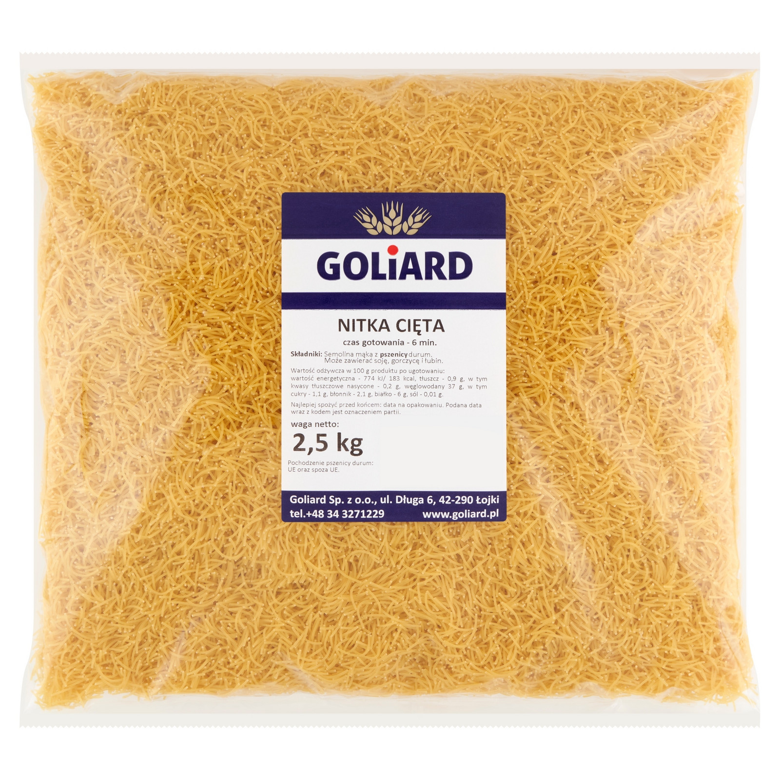 Goliard Řezaná nit 2,5 kg