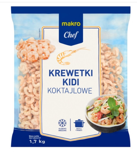Metro Chef Krevety kidi koktejlové 1,7 kg