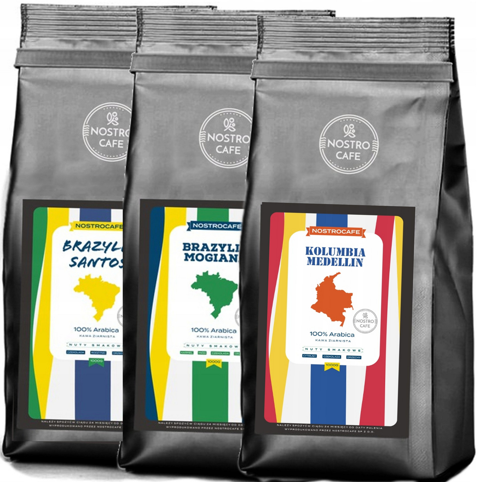 Káva Zrnková 3KG Santos, Mogiana, Blend 99