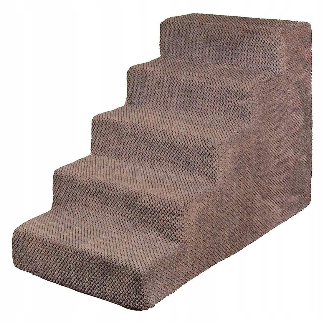 Schody Schůdky Pro Psa Kočku 50 CM Plošina Hnědá