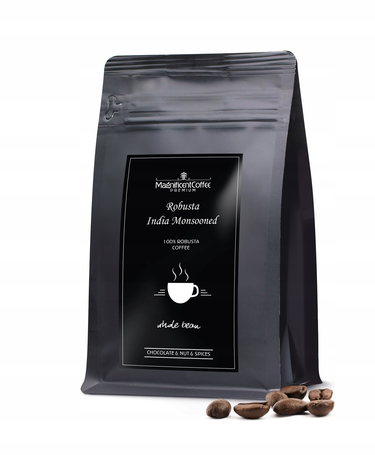 Zrnková káva 1kg Robusta India Monsooned Mocna!