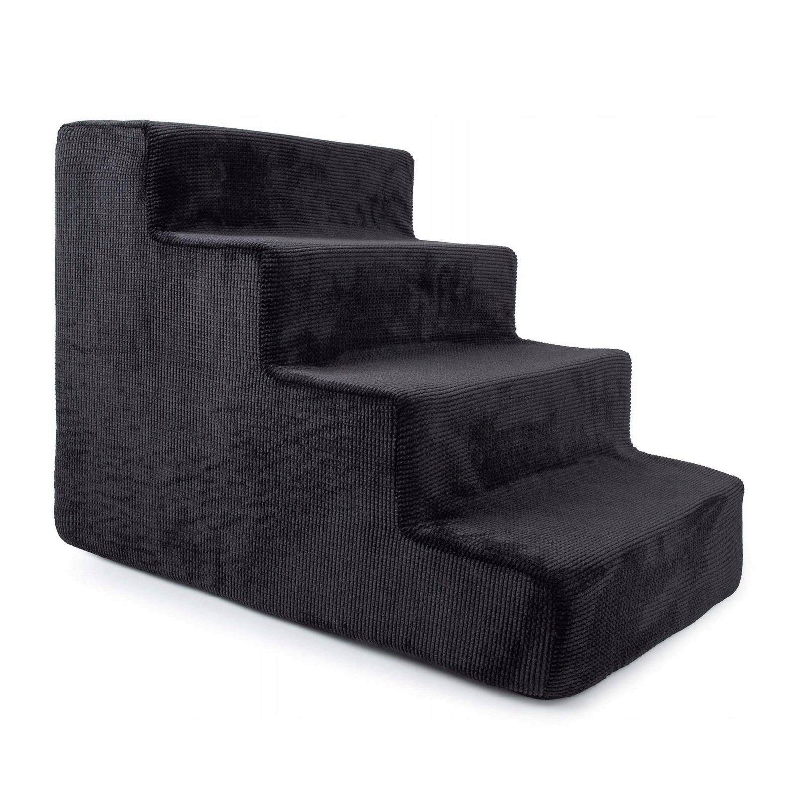 Schody Schůdky Pro Psa Kočku 40 CM Plošina Černá