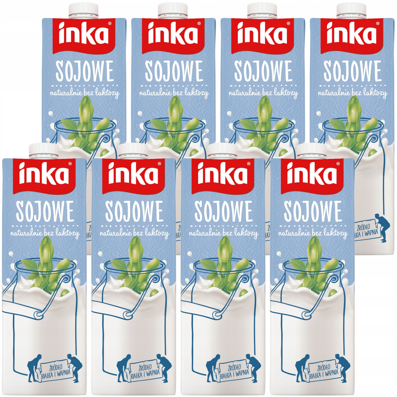 Inka Rostlinný Sójový Nápoj Přírodní Bez Laktózy S Vápníkem Vegan 10x 1L