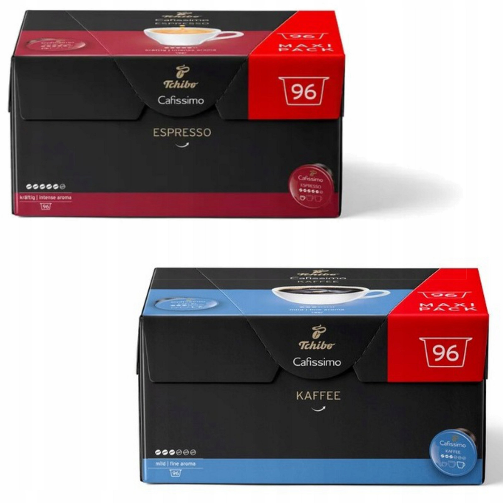 Tchibo Cafissimo Espresso Intense 96 kapslí/ Fine Aroma 96 kapslí