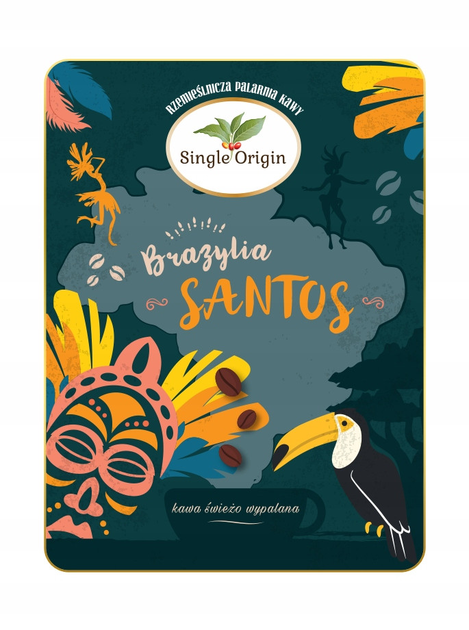 Káva Brazílie Santos Single Origin 1000 g