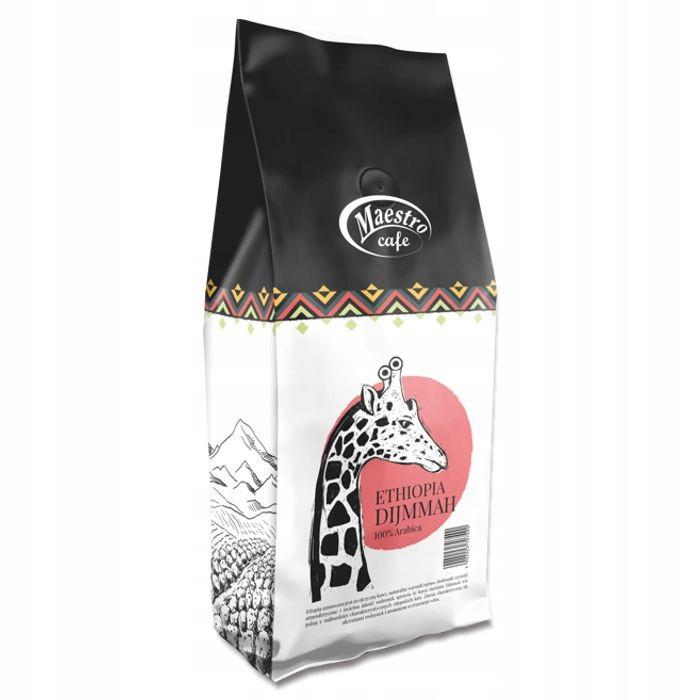 Káva zrnková Maestro Etiopie Djimmah 1kg [100% Arabica]
